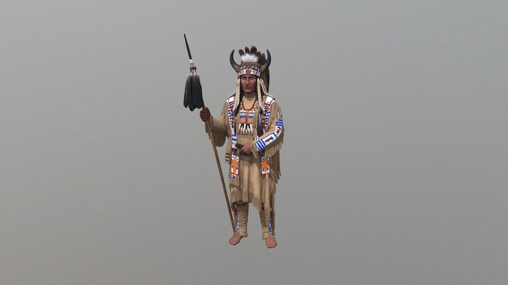 Hombre Nativo Americano – Free 3D Model STL