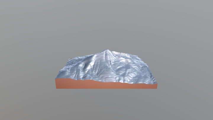 Lone Peak 3D Model