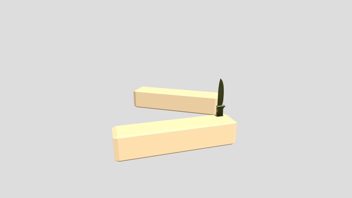 Arsenal Golden Knife!!! 3D Model