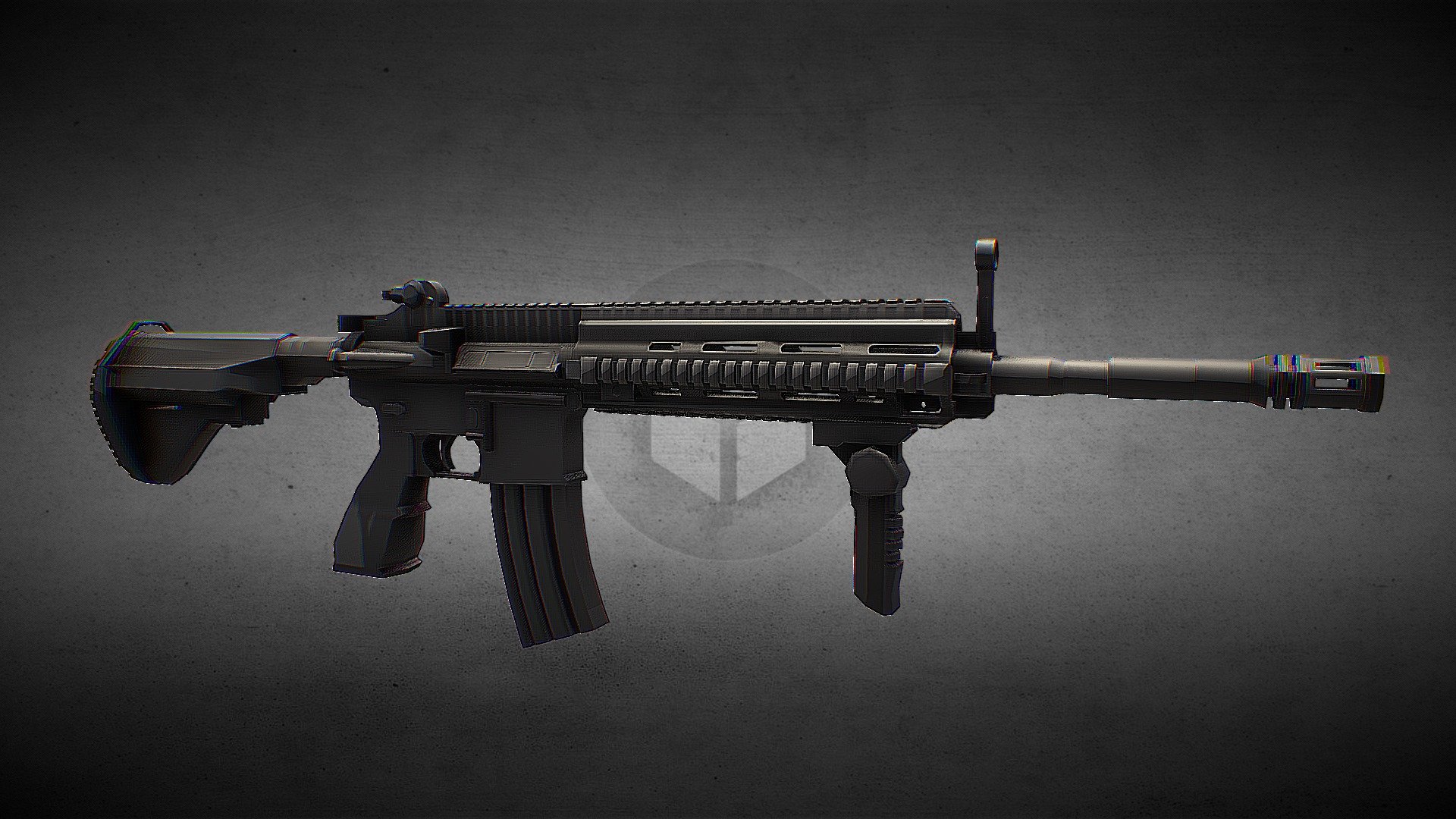 Hk416 gun - Download Free 3D model by Aminur Rahman (@Aminurrahman ...