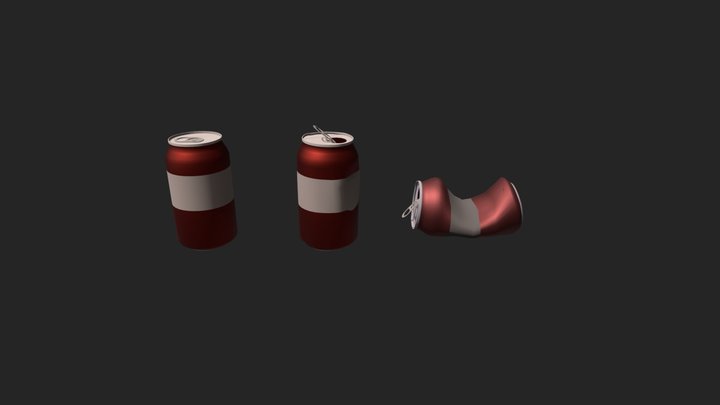 [XYZ School] HW Damage - Bottle 3D Model