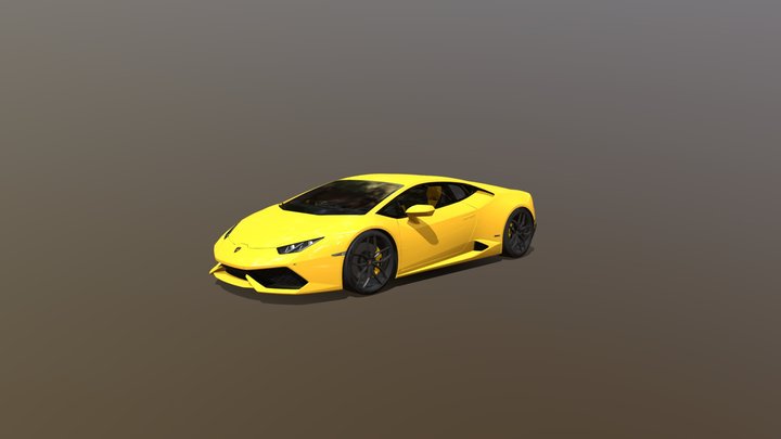 Lamborghini Huracan LP-6104 2014 3D Model