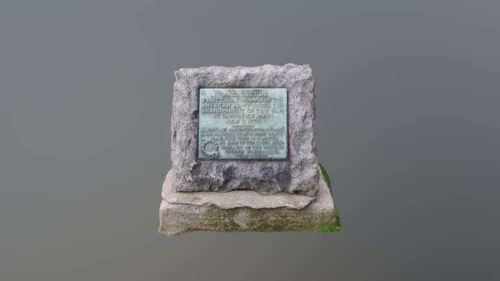 Lafayette Park - Washington 200th Marker 3D Model