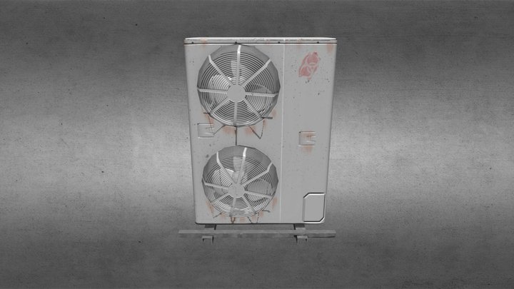 Air Conditioning unit 3D Model