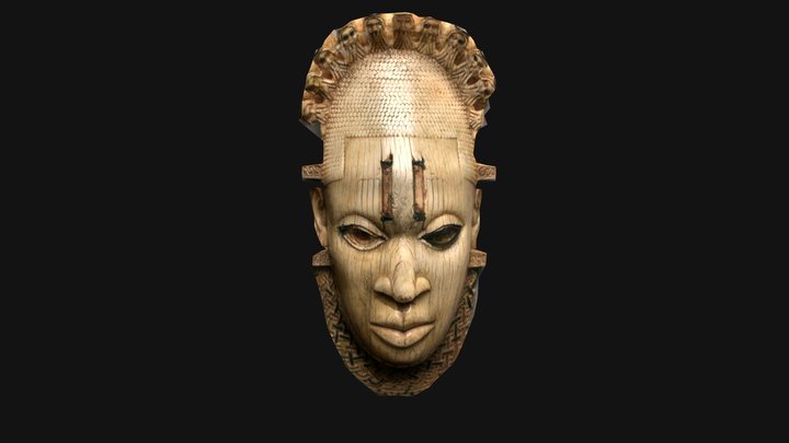Queen Mother Pendant Mask: Iyoba 3D Model