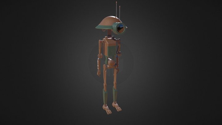 Pit Droid 3D Model