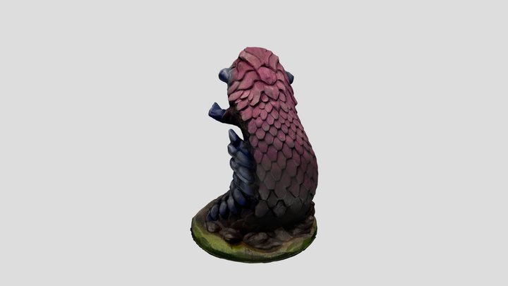purple worm 3D Model