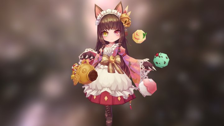 Nekomata 3D Model