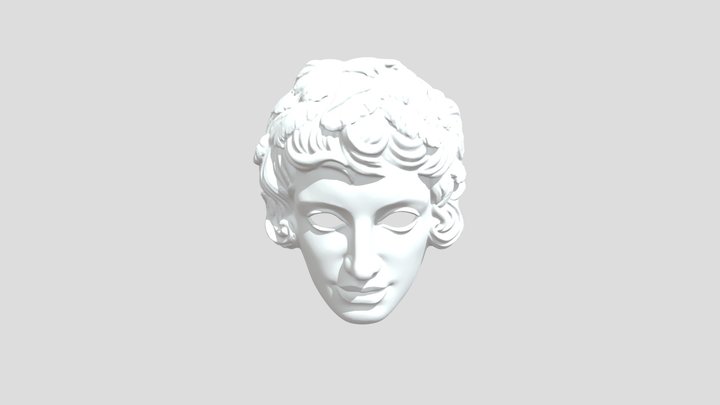 Ancient Mask of Apollo 3D Model
