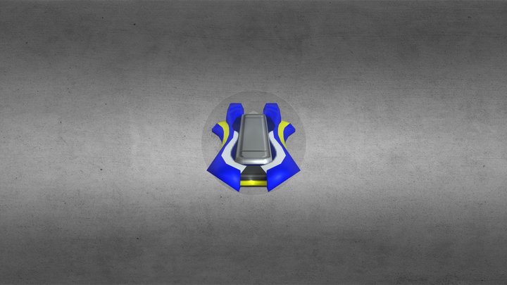 Sonic Riders - Blue Star Extreme Gear II 3D Model