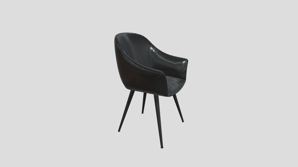 Leather Chair Black
