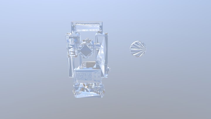 电子经纬仪 3D Model