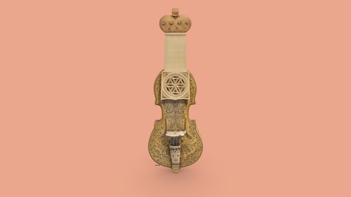 Folk Fiddle 3D Model