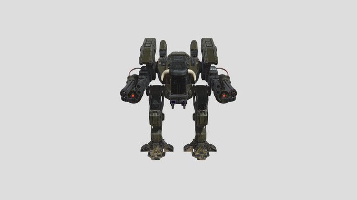 War Mech - Heavy Assault Unit 3D Model