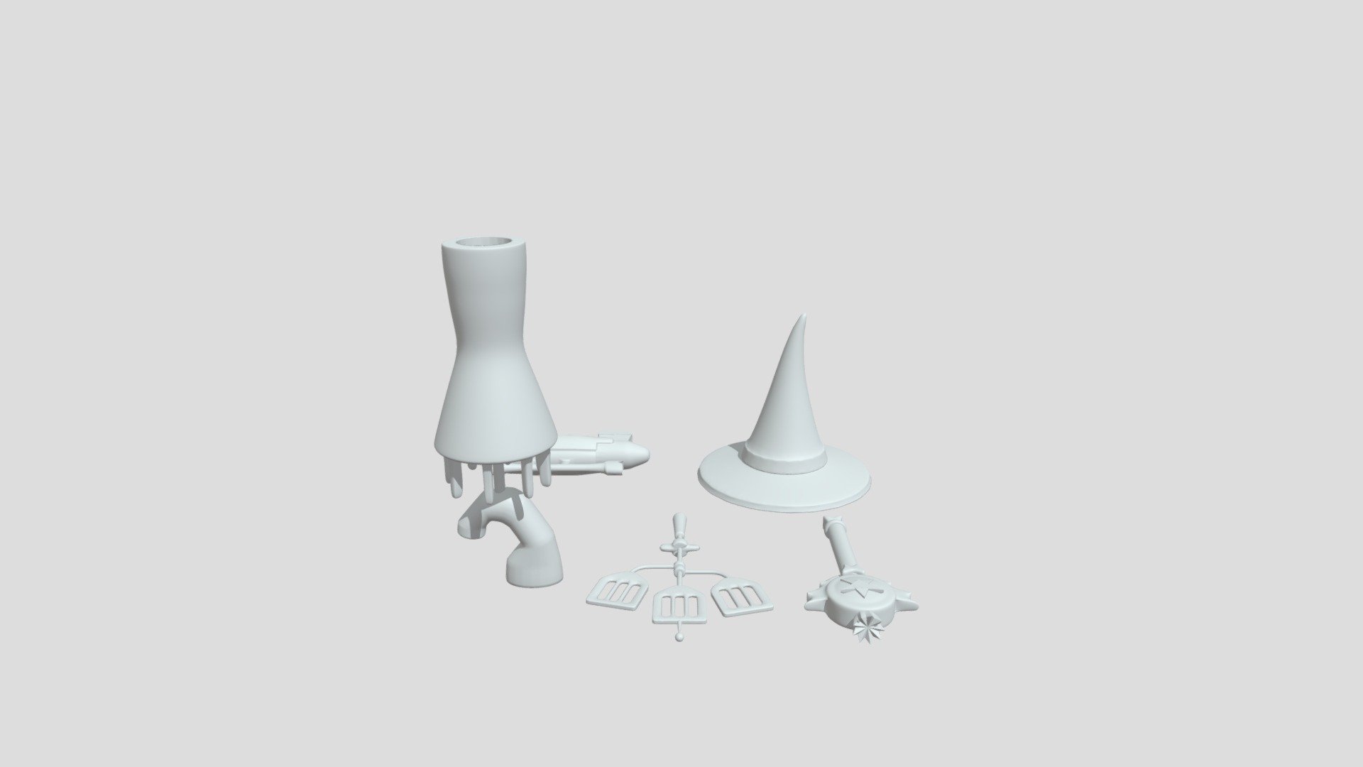 5 Cartoon Props - 3D model by fabito05 [4b807da] - Sketchfab