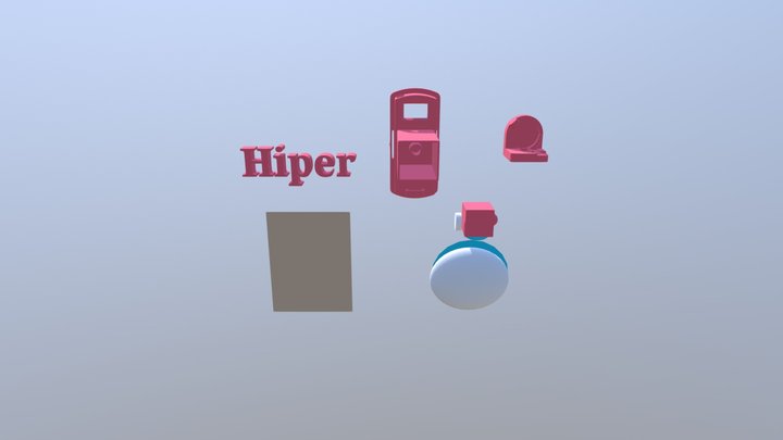 the tiny yoink toilet cleaner 3D Model