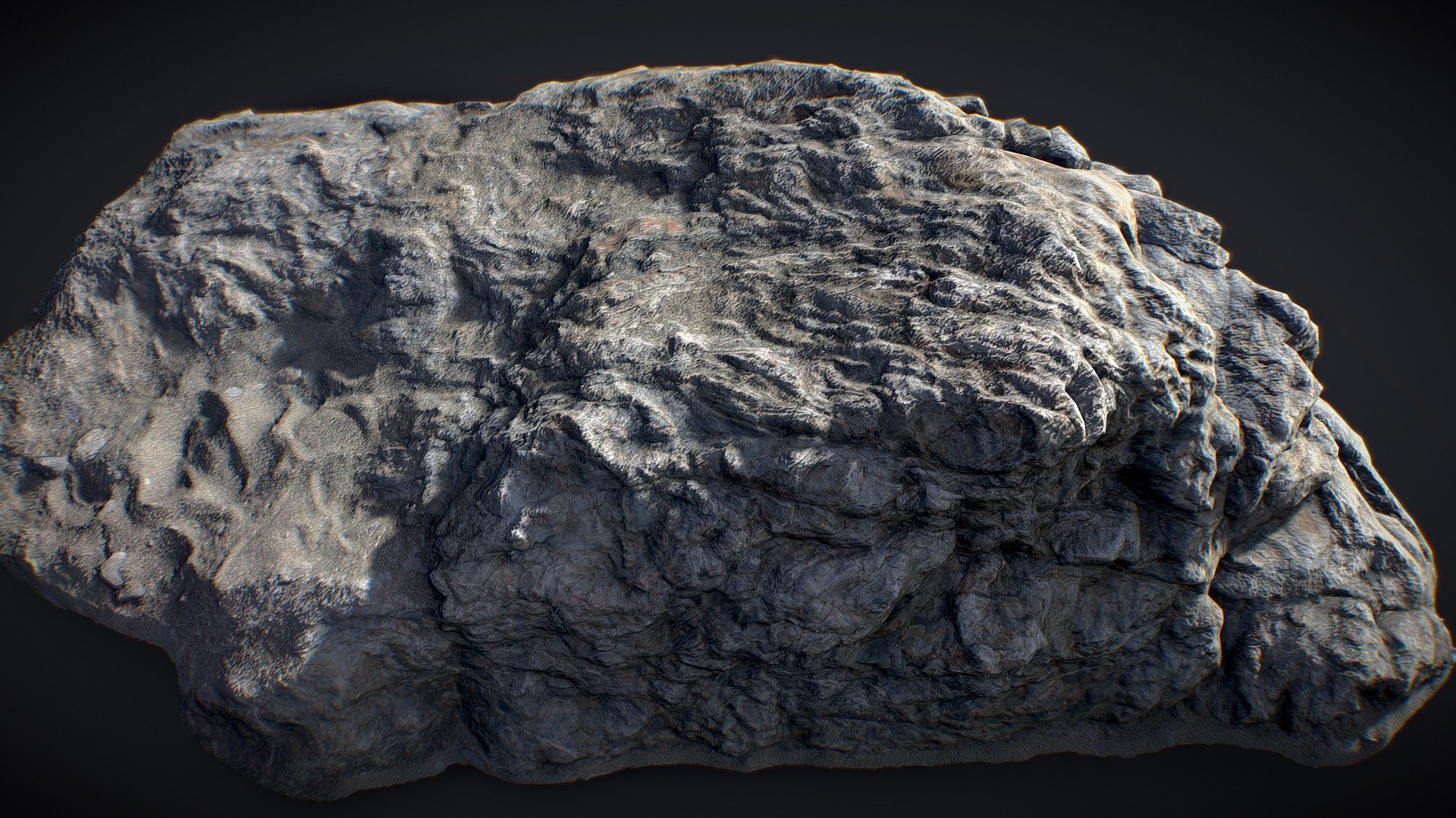 Gray photoscanned rock 5 - Buy Royalty Free 3D model by v124entkl ...