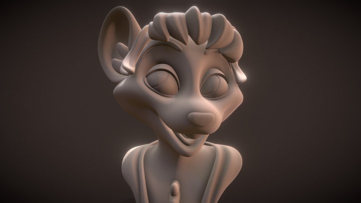 bust - barbara ann 3D Model