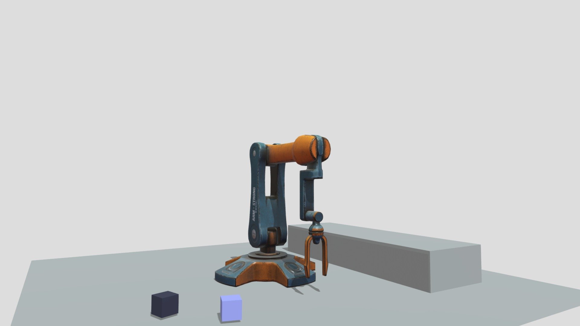 Robot Arm - Download Free 3D Model By Wholesale.moon [4b83a13] - Sketchfab