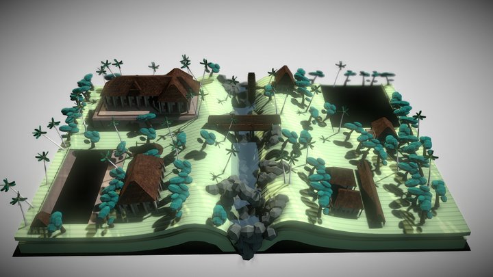 God's Own Country - Book Version 3D Model