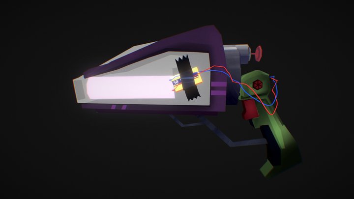Makeshift Vaccine Pistol 3D Model