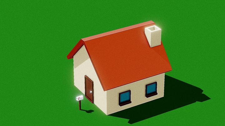 House - Lowpoly 3D Model