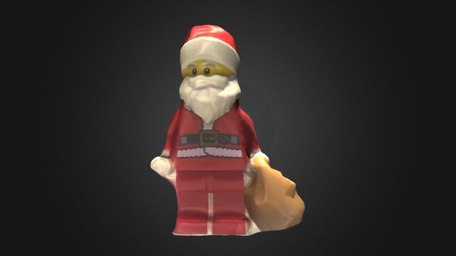 LEGO Santa 3D Model