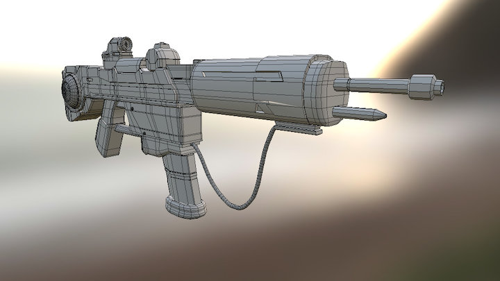 Weapon 3D Model