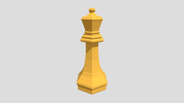 Low Poly Chess Queen