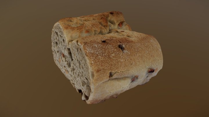 First photogrammetry. Bread. 3D Model