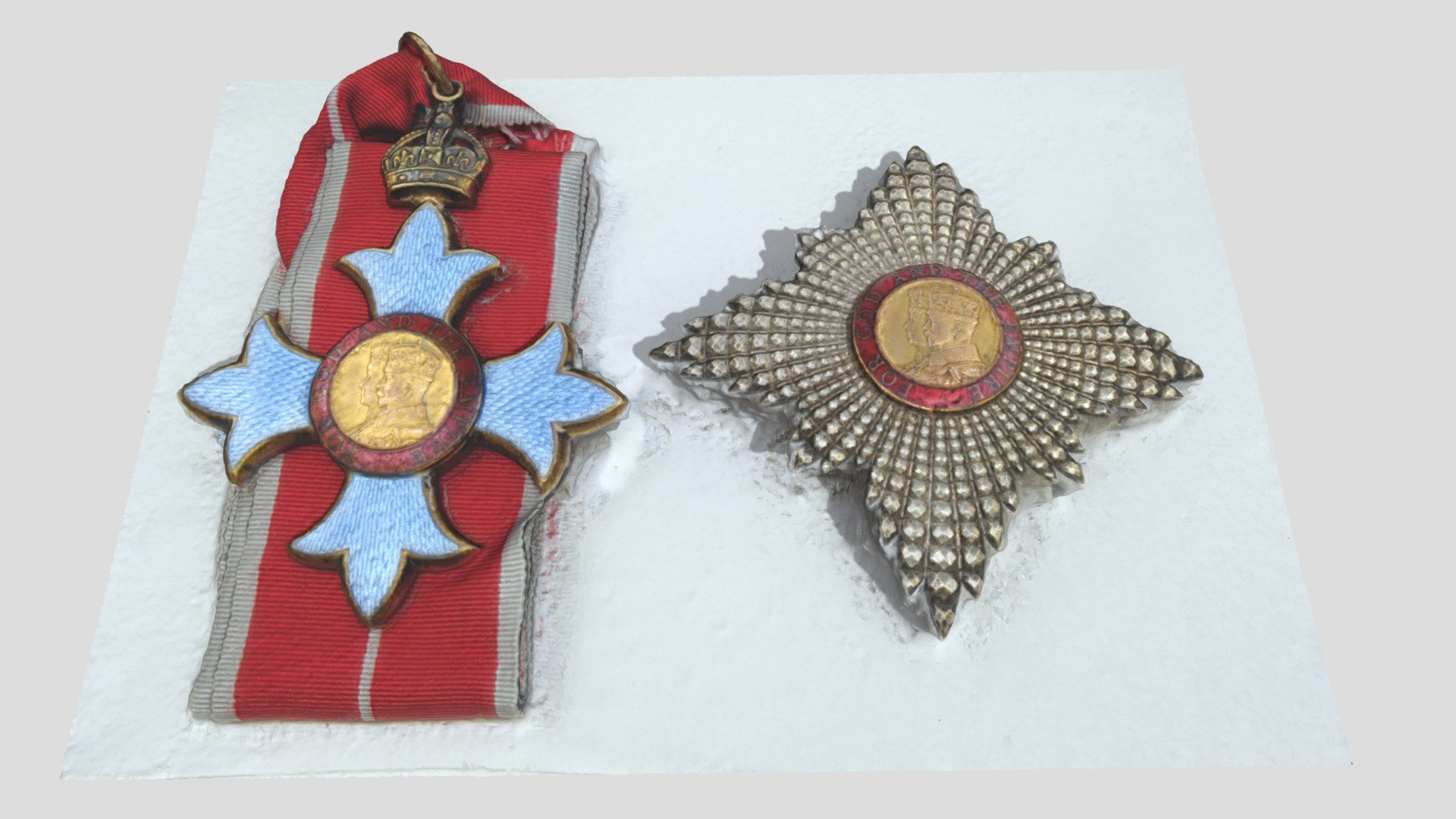 Sir Adrian Carton de Wiart: Medals - part 3 of 6 - Download Free 3D