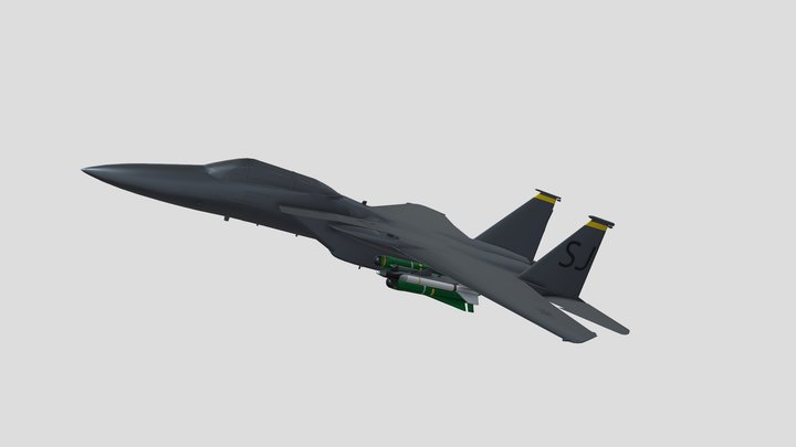 McDonnell Douglas F-15E Strike Eagle 3D Model