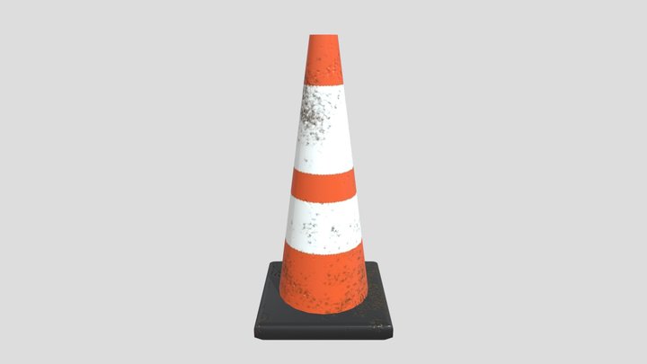Traffic cone 3D Model