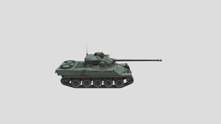 Lorraine 40 t (Unused "100 mm SA47") – Modello 3D gratuito STL