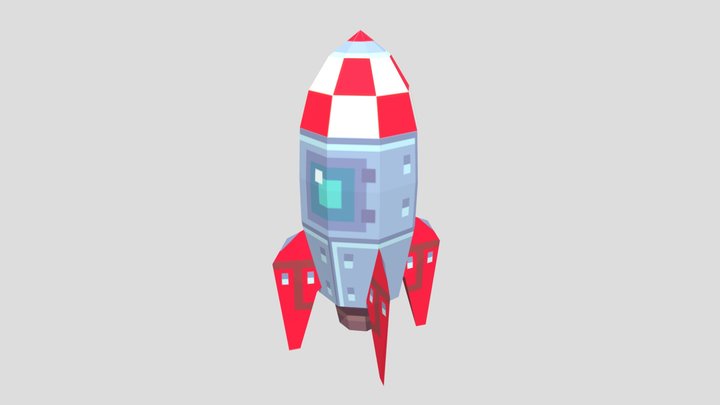 Rocket Model 1 3D Model