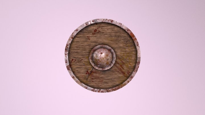 Viking Shield 3D Model