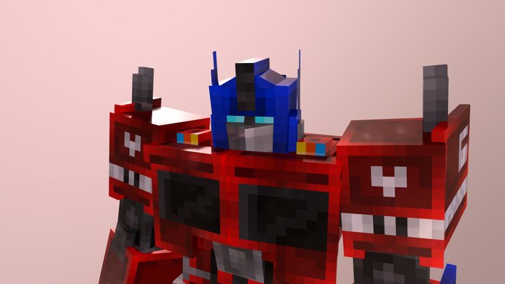 [Minecraft] Optimus Prime 3D Model