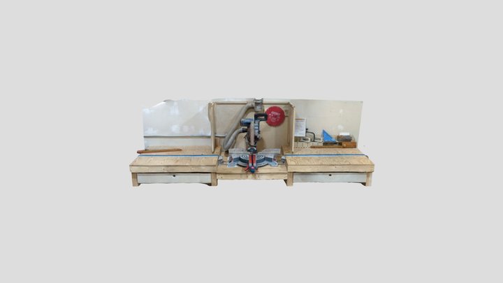 Compound Mitre Saw 3D Model