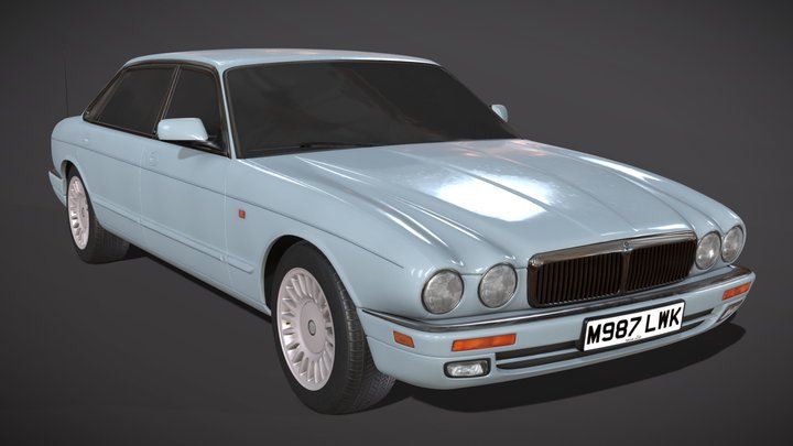 1995 Jaguar XJ12 LWB (X305) 3D Model