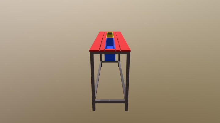Beers Table 3D Model