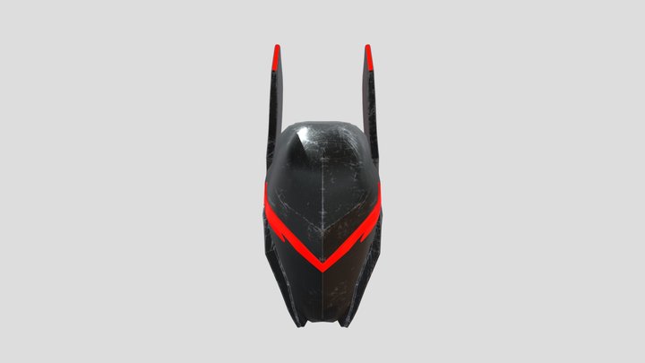 Batman Zero Year Renewed Cowl 3D Model