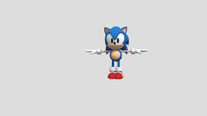 ANIMATIONS_Classic_Sonic_-_Sonic_Runners 3D Model