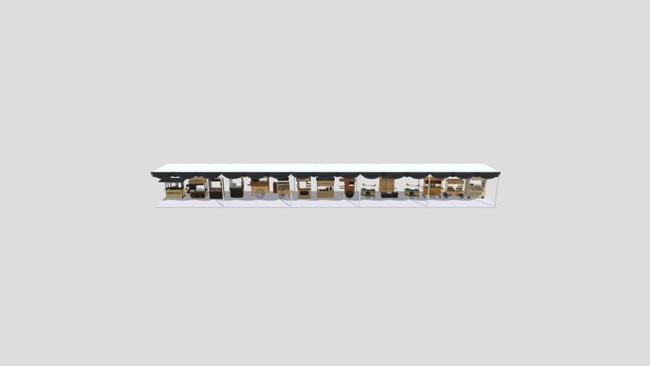 BAZAR UMKM TEN UK 4 X30 METER – Modello 3D gratuito STL