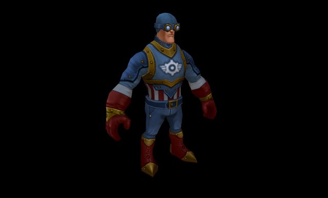 Captain Empire 3D Model
