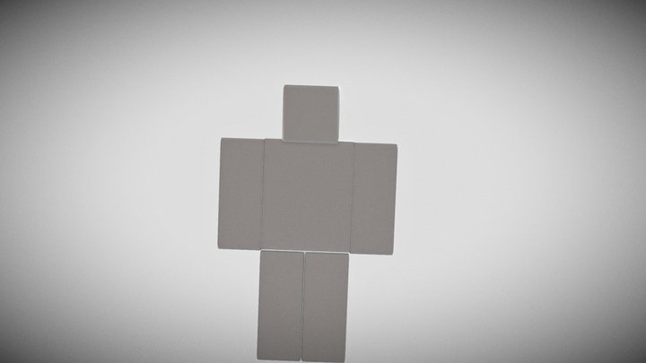blocky character 3D Model