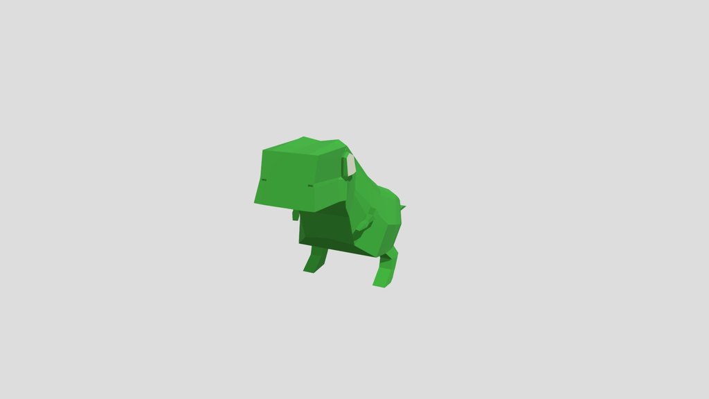 Dinosaurio LOW POLY