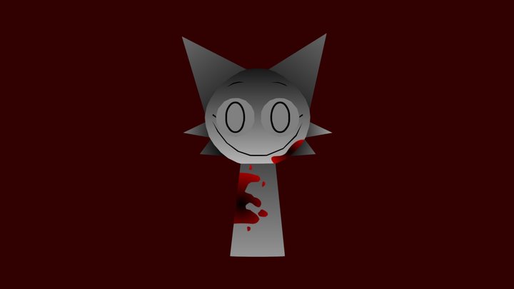 Wenda Horror (Sprunki) 3D Model