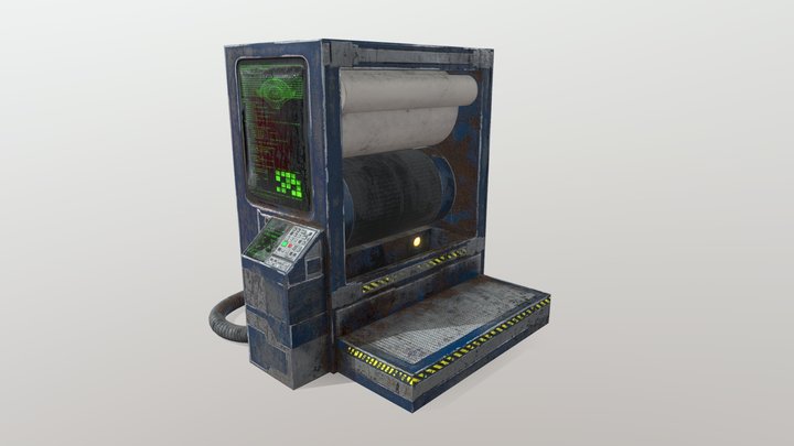TP2_Binary_Analogue_Printer 3D Model