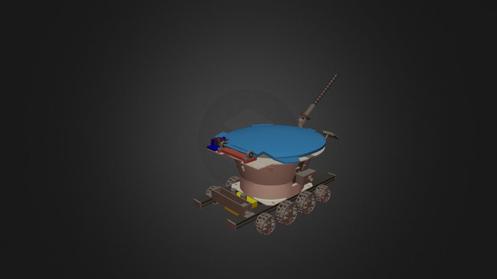 Rover Lunar Anoka / Fundación Astromanía 3D Model