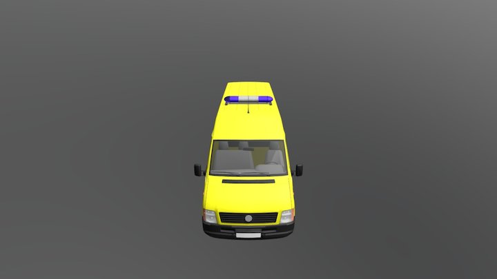 Car Ambulance 3D Model